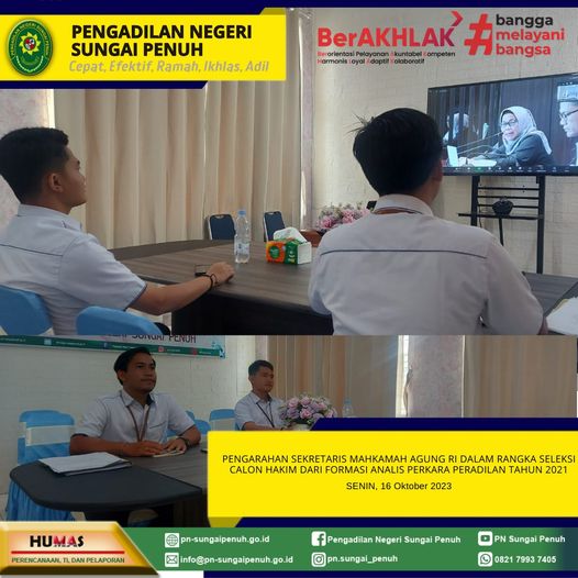 Sosialisasi Seleksi Calon Hakim